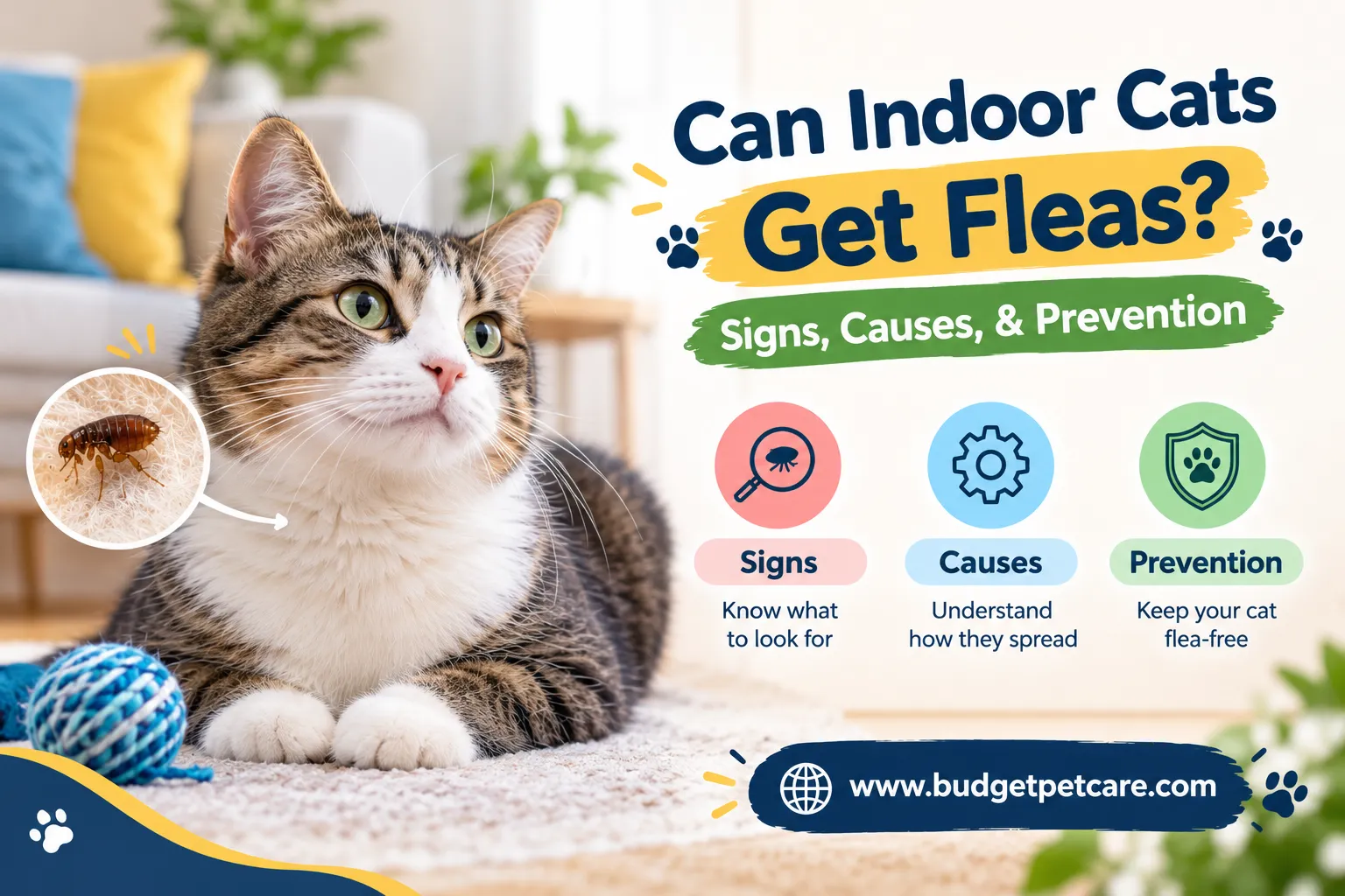 Can Indoor Cats Get Fleas? Signs, Causes, & Prevention