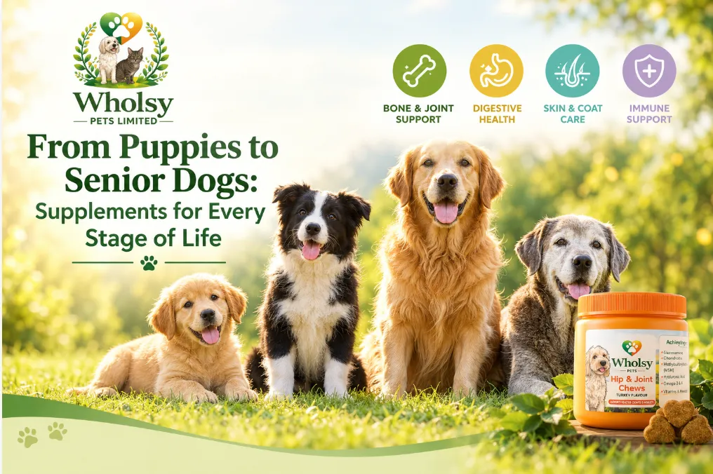 From Puppies to Senior Dogs: Supplements for Every Stage of Life