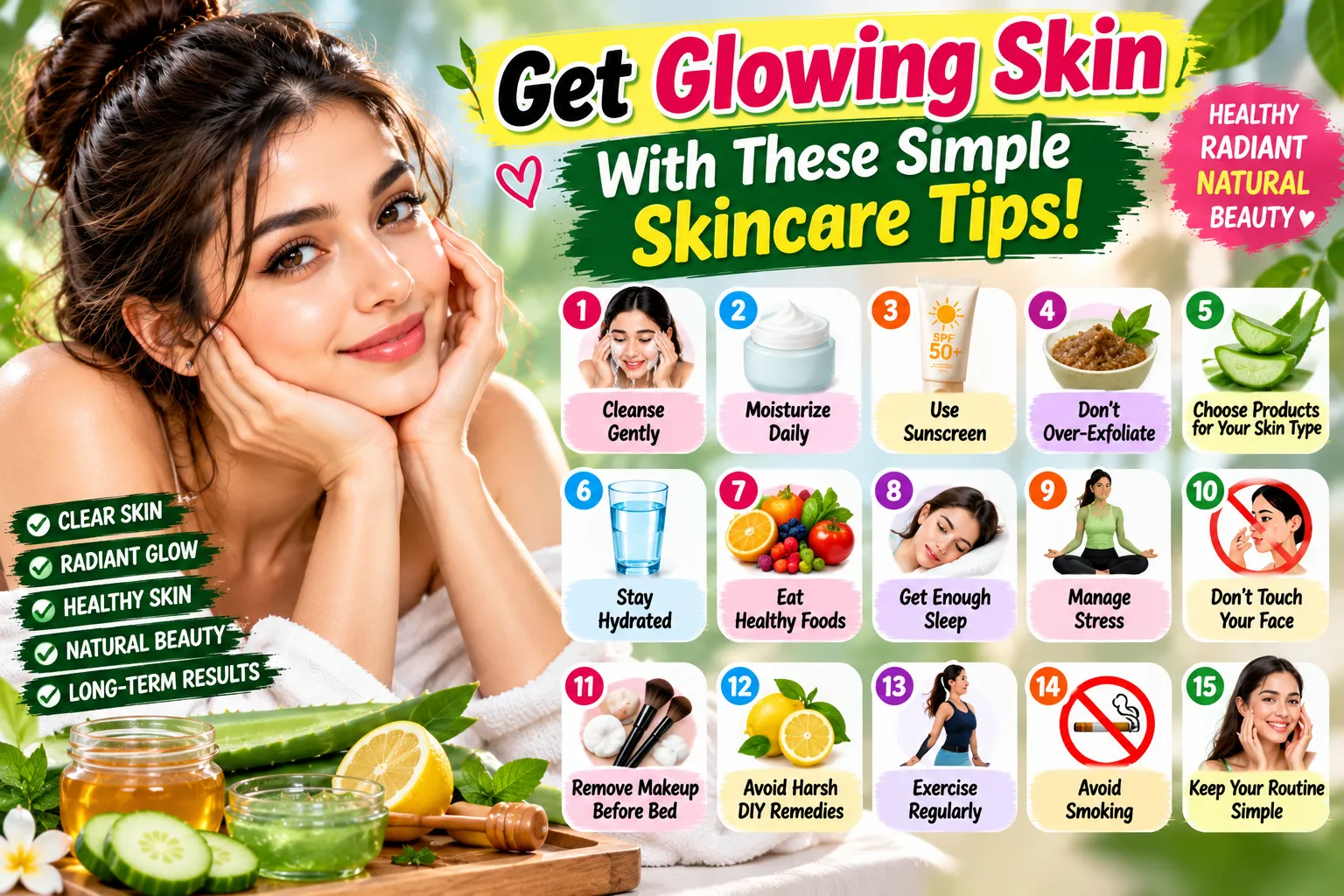 How To Make Your Skin Glow: 4 Tips and Routine