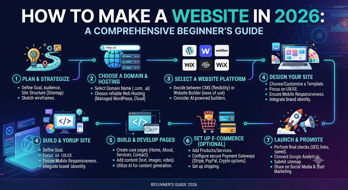 How to Make a Website in 2026: A Comprehensive Beginner's Guide