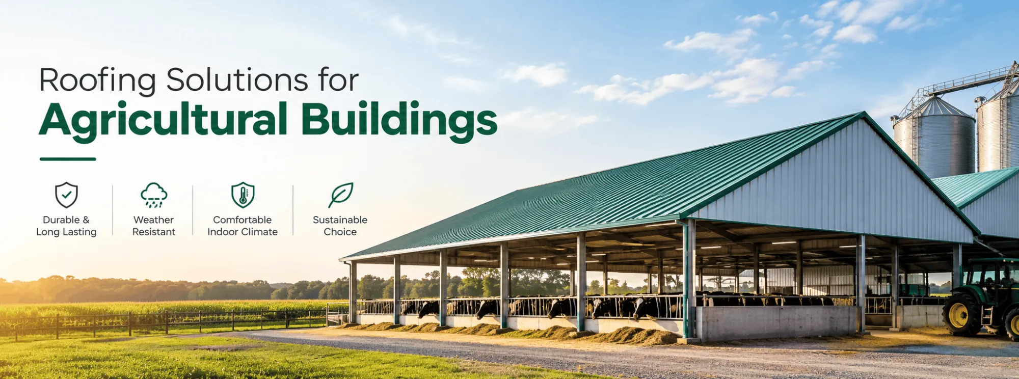 Roofing Solutions for Agricultural Buildings: What Should Farmers Consider?