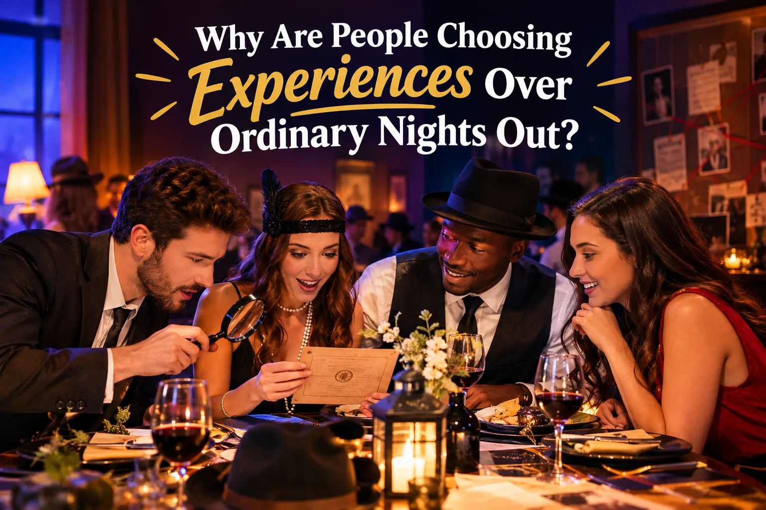 Why Are People Choosing Experiences Over Ordinary Nights Out?