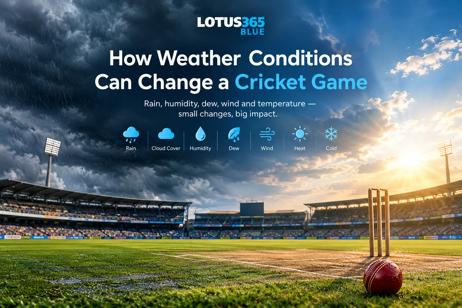 How Weather Conditions Can Change a Cricket Game