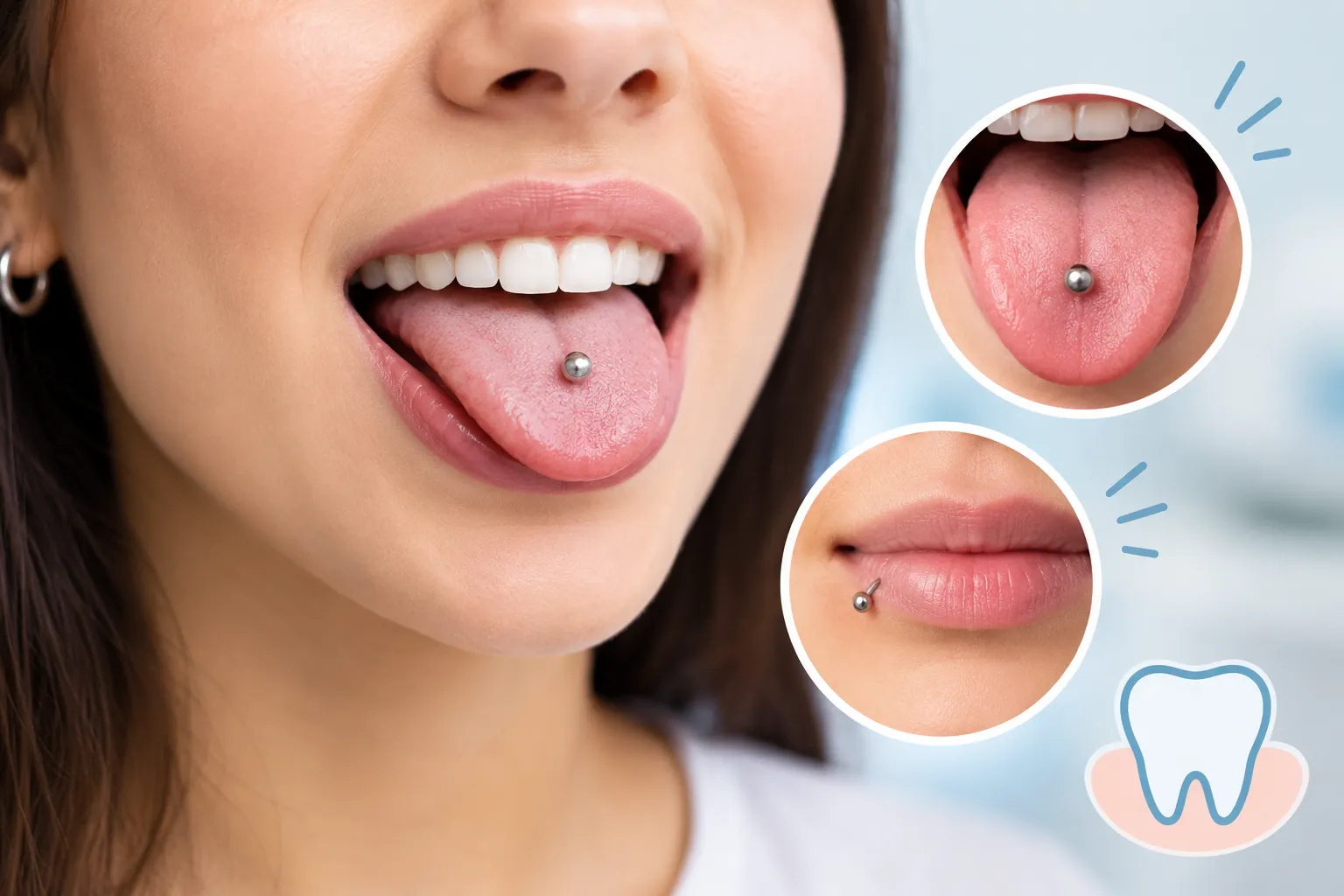 Tongue and Lip Piercings: What They Can Do to Your Teeth and Gums