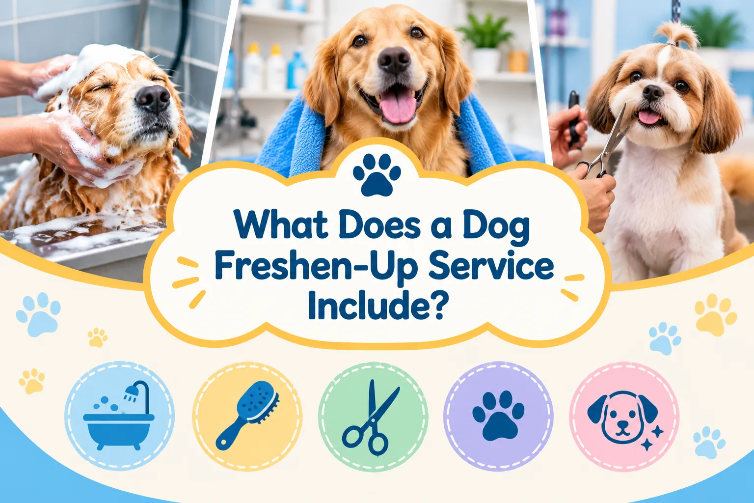 What Does a Dog Freshen-Up Service Include?