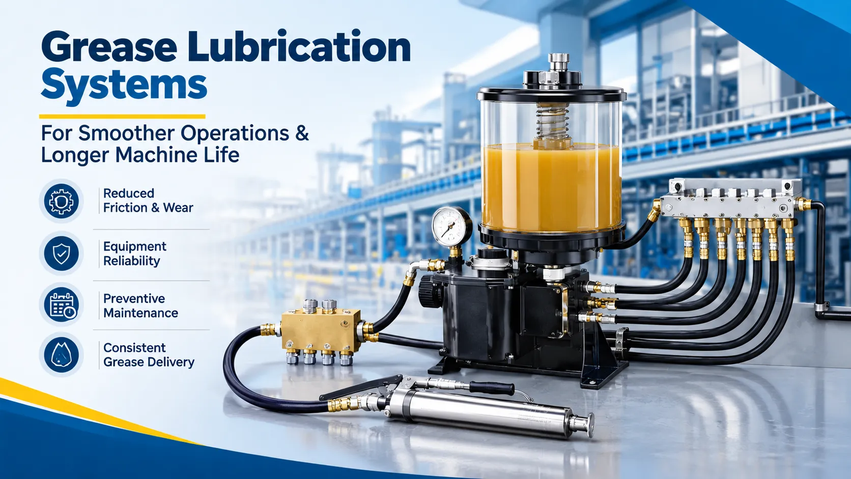 How Do Grease Lubrication Systems Help Industrial Machines Run Reliably?