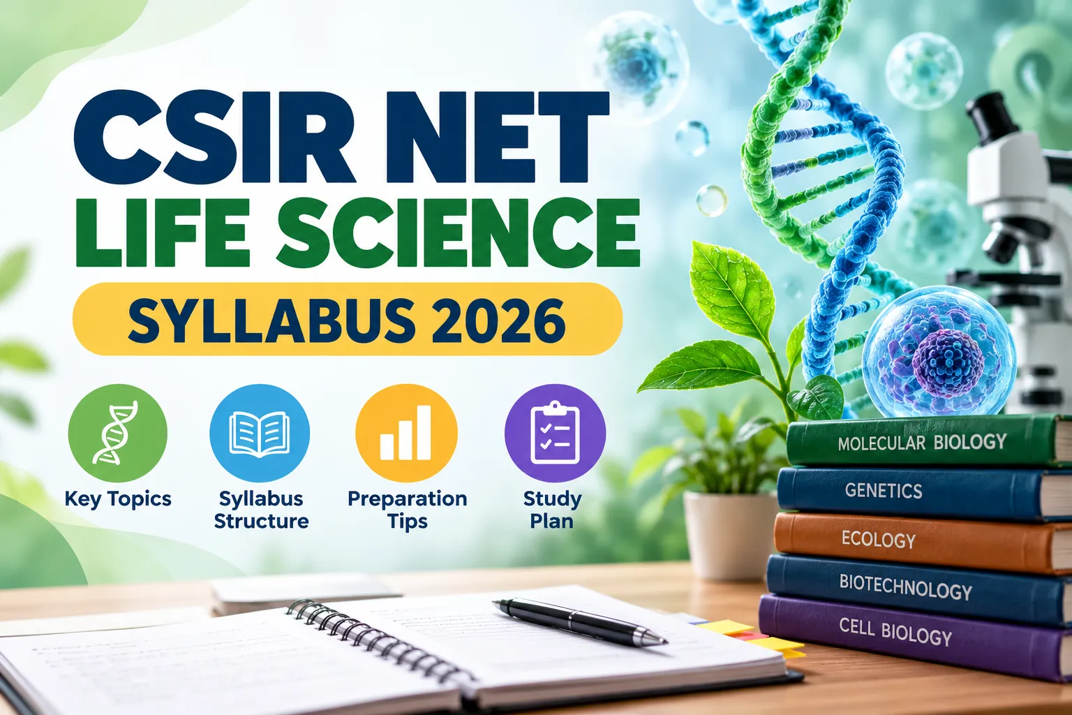 CSIR NET Life Science Syllabus 2026: Topics and Preparation Guide
