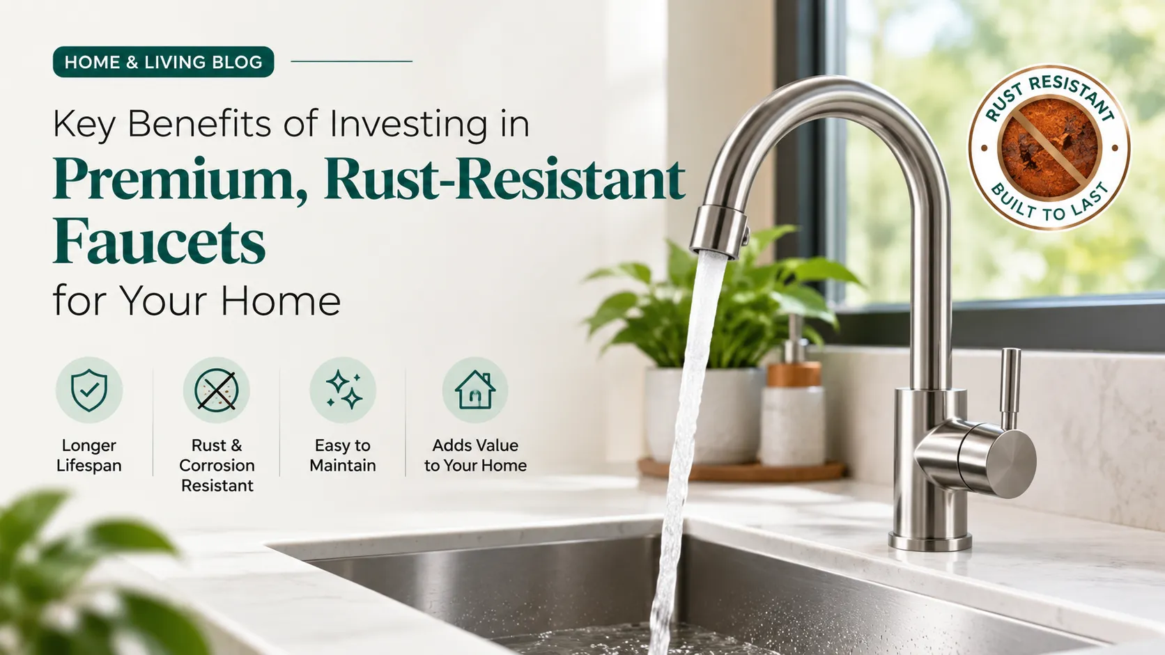 Key Benefits of Investing in Premium, Rust-Resistant Faucets for Your Home
