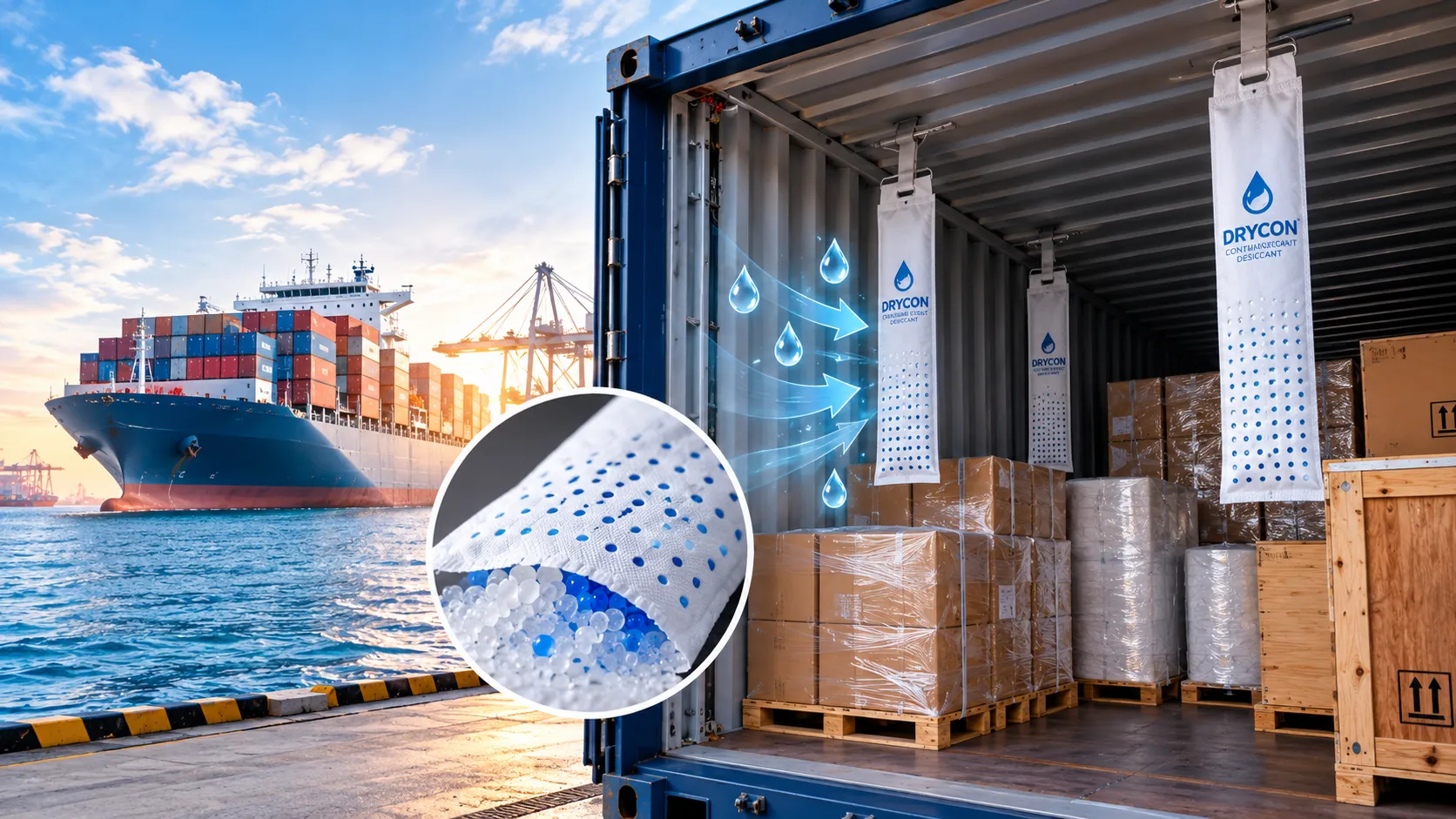How Container Desiccant Strips Help Prevent Moisture Damage During Ocean Shipping