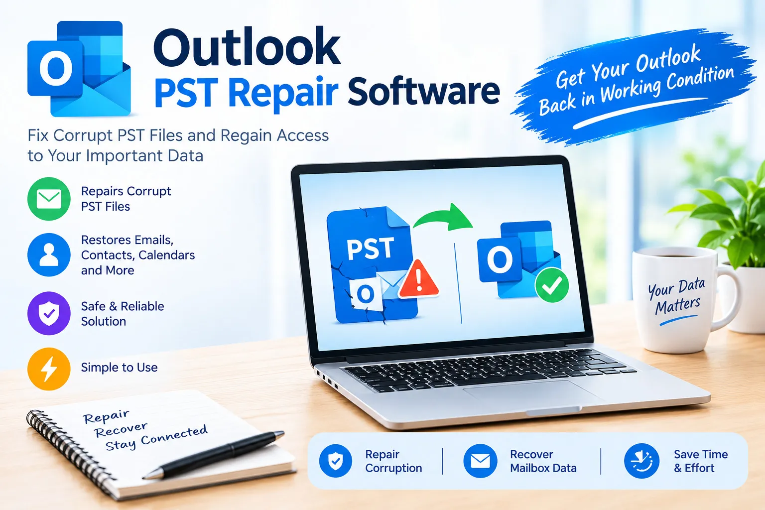Why Outlook PST Files Get Corrupted and How to Prevent It