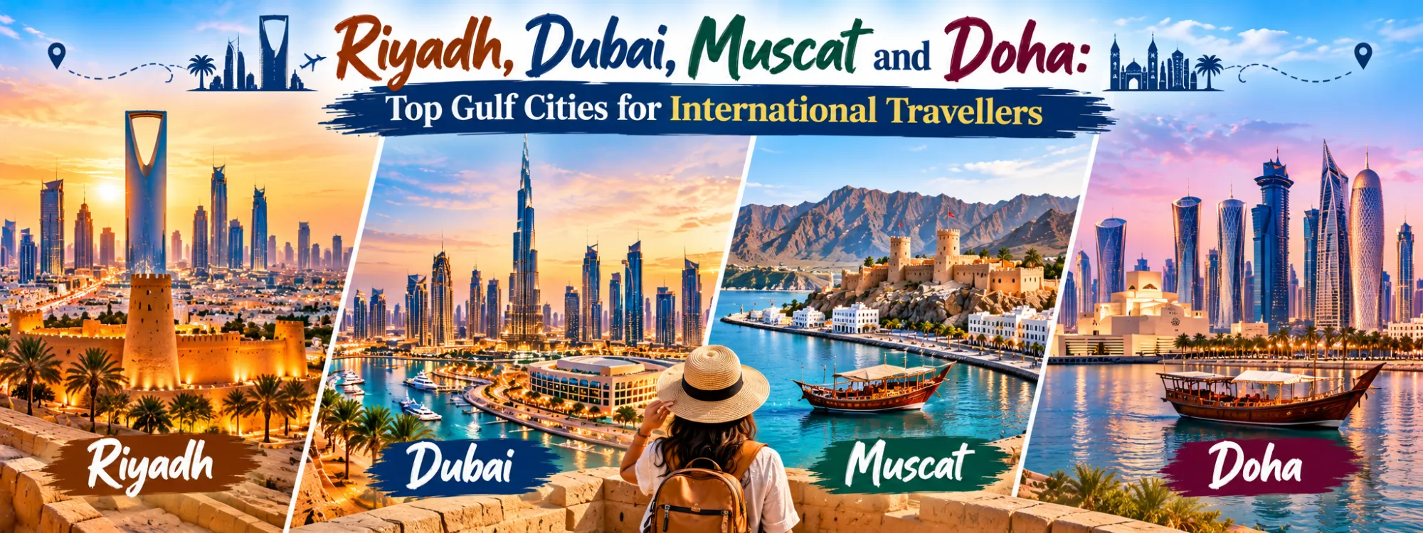 Riyadh, Dubai, Muscat and Doha: Top Gulf Cities for International Travellers