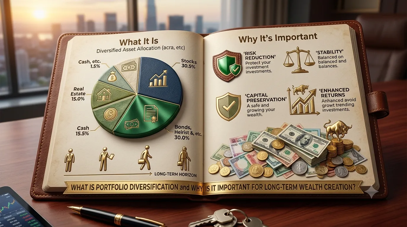 What Is Portfolio Diversification & Why Is It Important for Long-Term Wealth Creation?