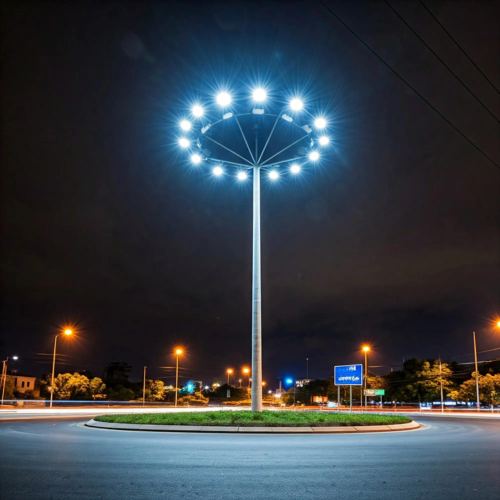 High Mast Towers for Highways, Industrial Areas and Sports Fields