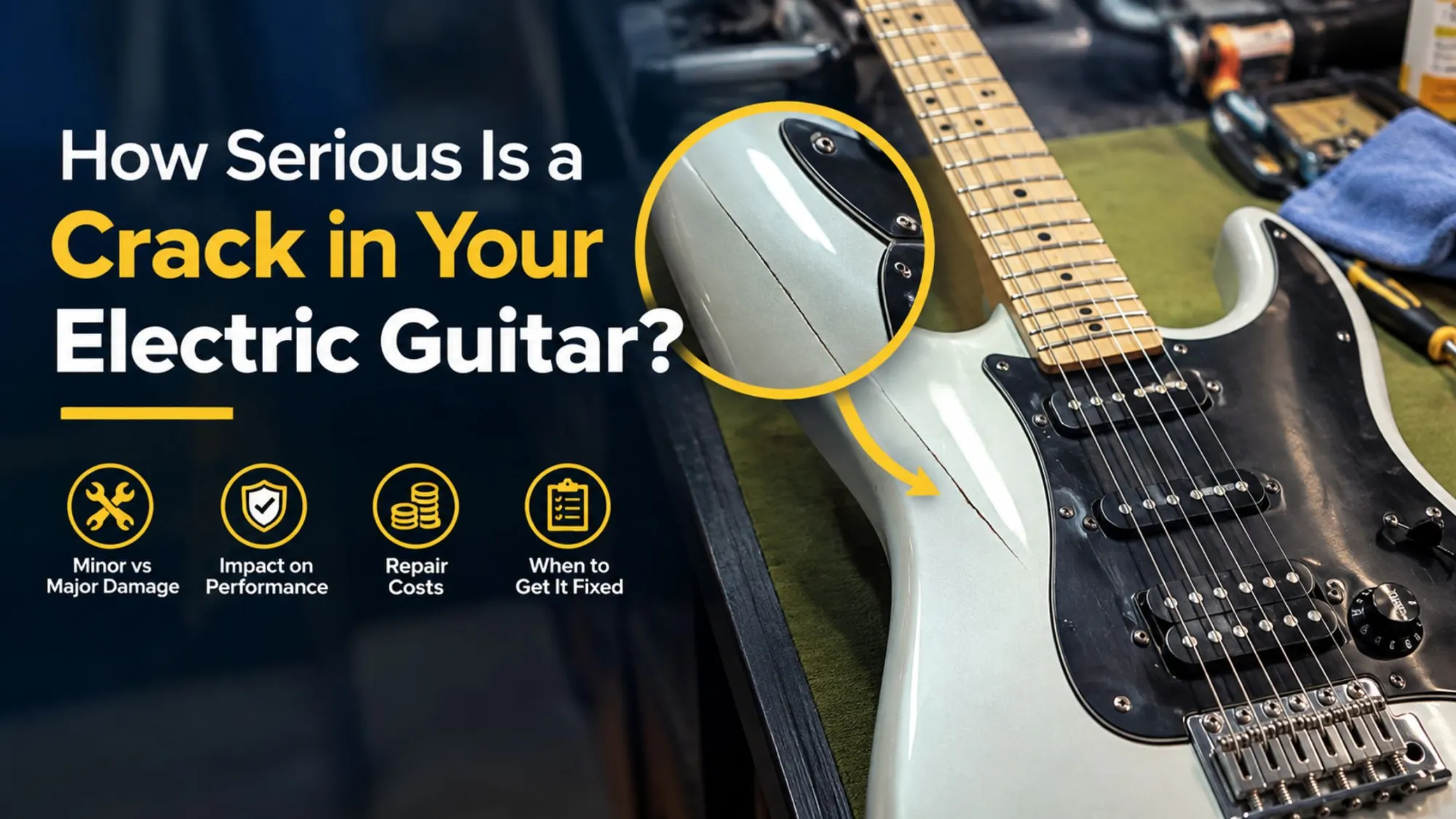 How Serious Is a Crack in Your Electric Guitar?