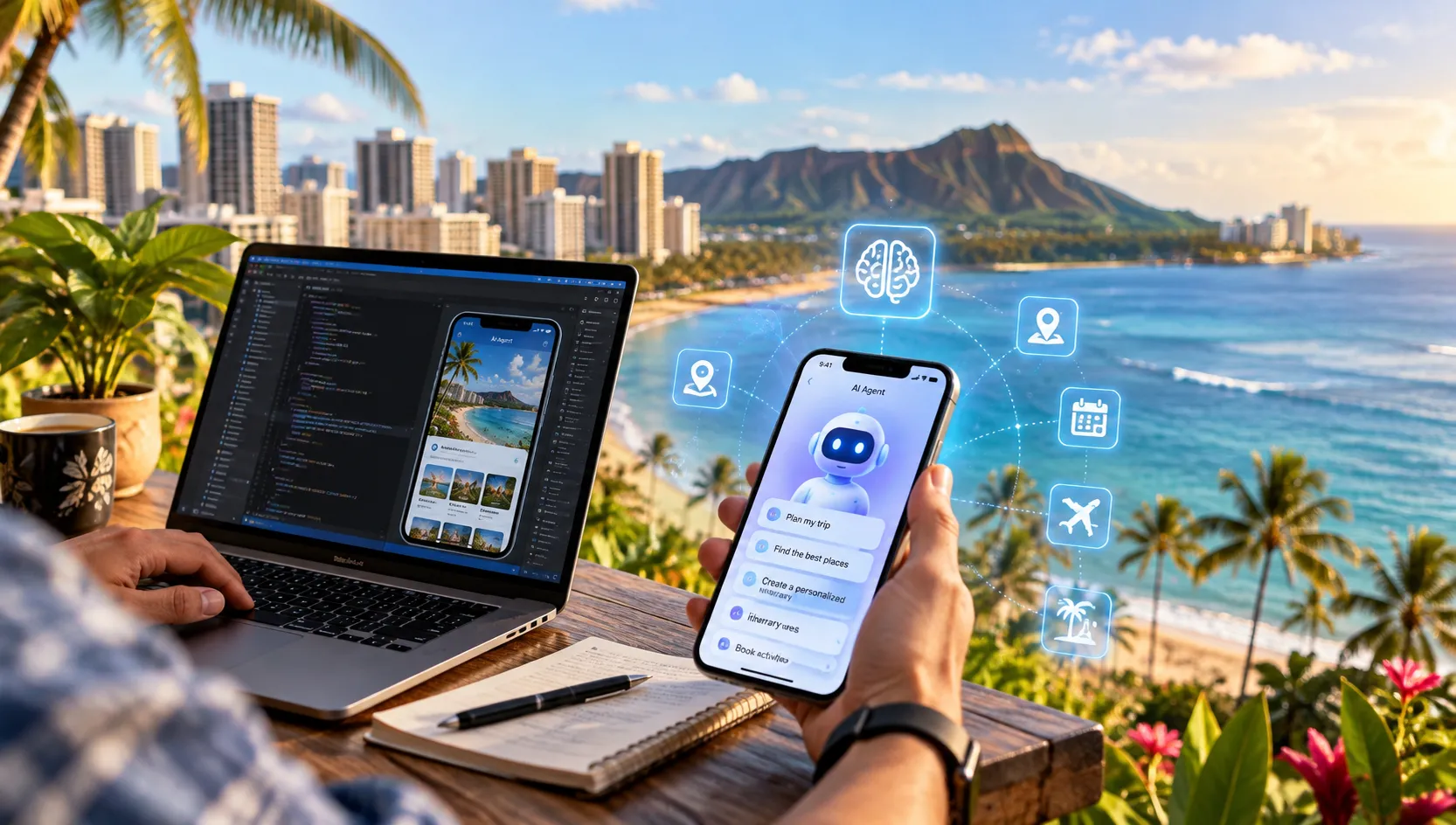 How a Mobile Application Development Company in Hawaii Uses AI Agents to Create Smarter Apps