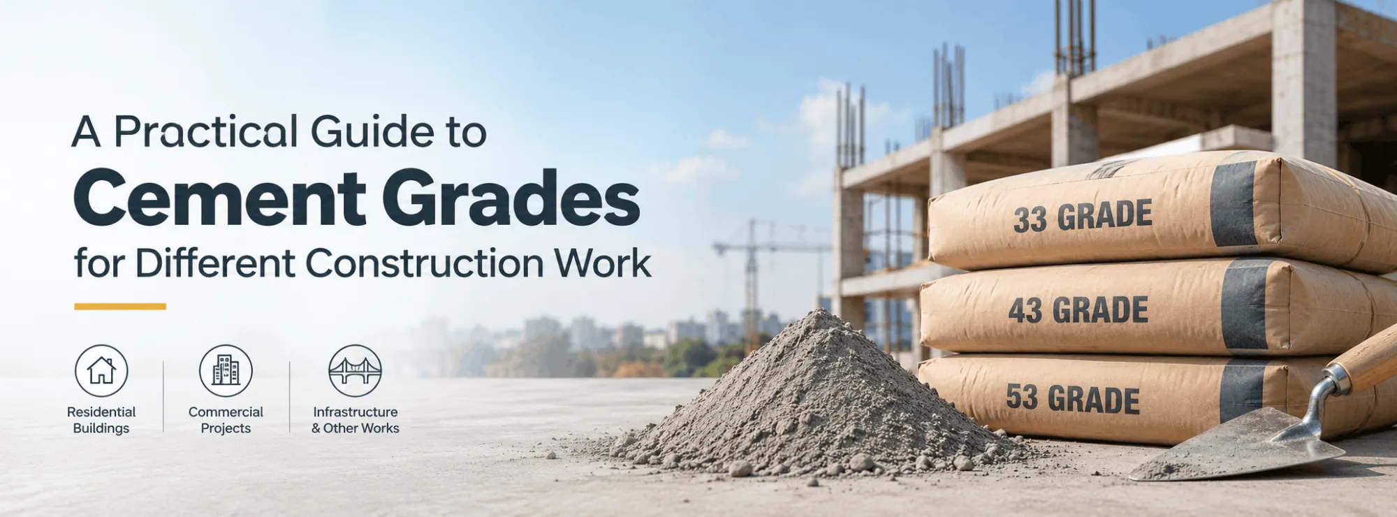 A Practical Guide to Cement Grades for Different Construction Work