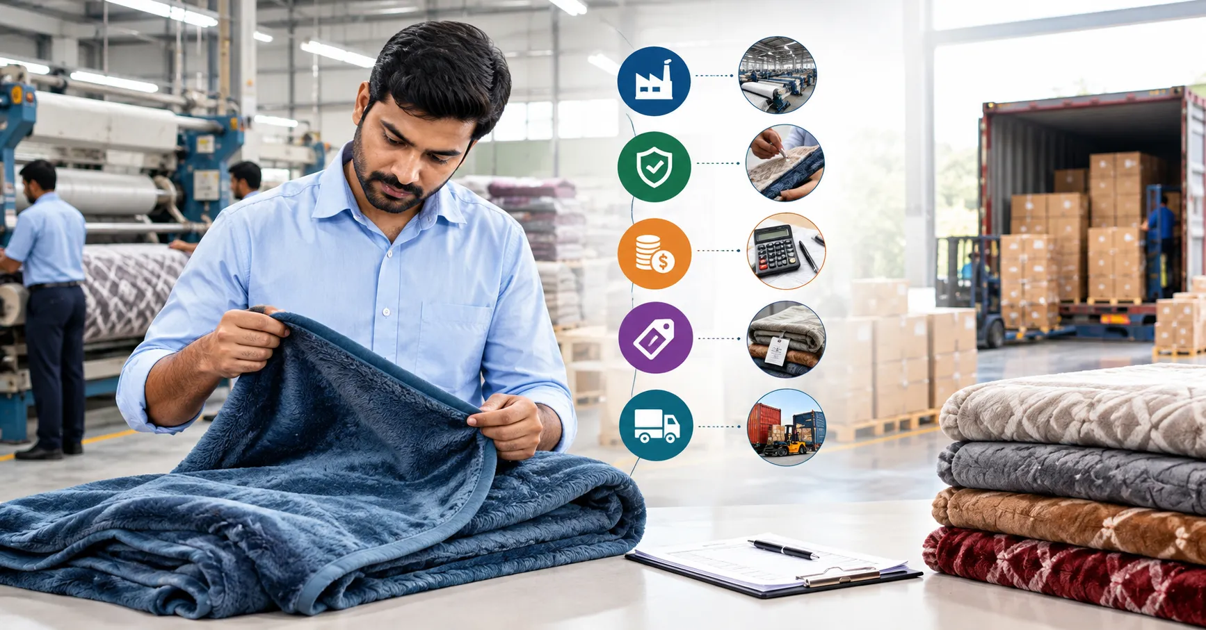 What to Look for in a Blanket Manufacturer for High-Volume B2B Supply