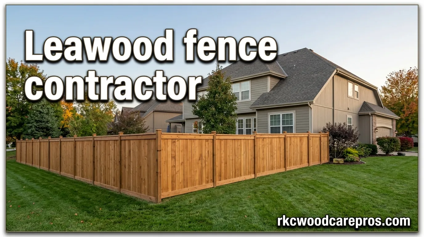 9 Tips for Choosing the Right Residential Fence Contractor in Leawood, KS