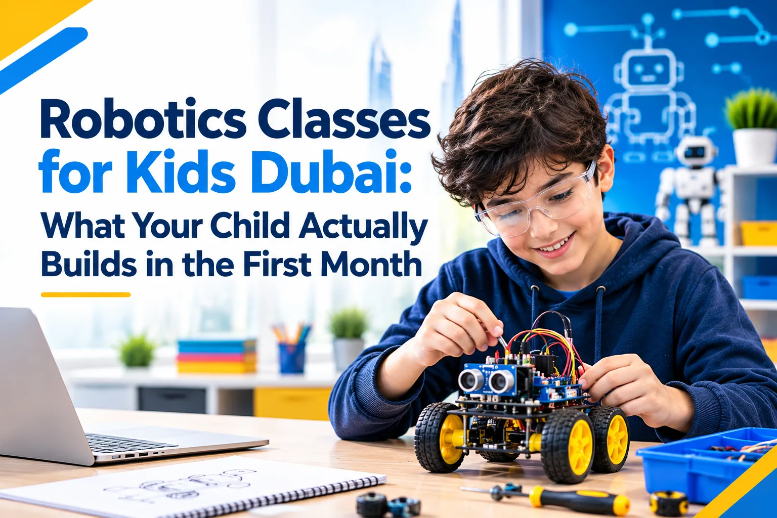 Robotics Classes for Kids Dubai: What Your Child Actually Builds in the First Month