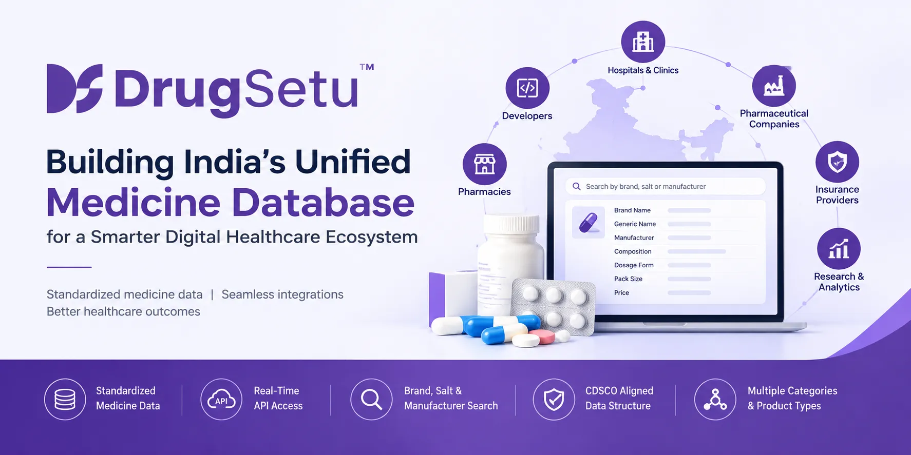 DrugSetu: Building India's Unified Medicine Database for a Smarter Digital Healthcare Ecosystem