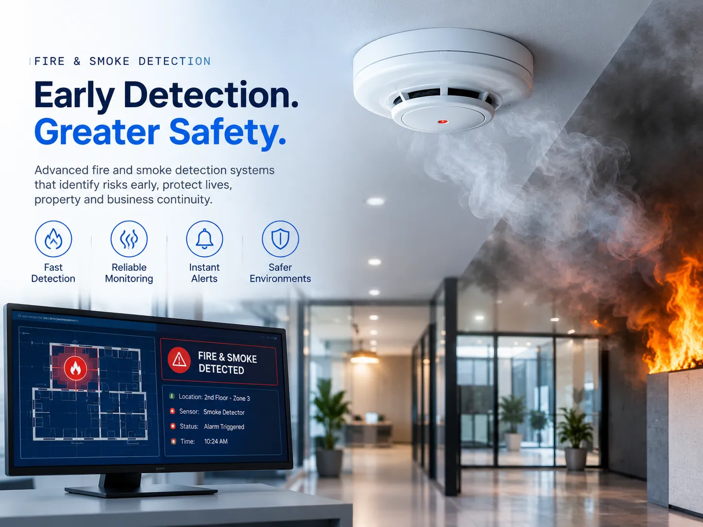 Next-Level Fire and Smoke Detection with Video Analytics Across UAE
