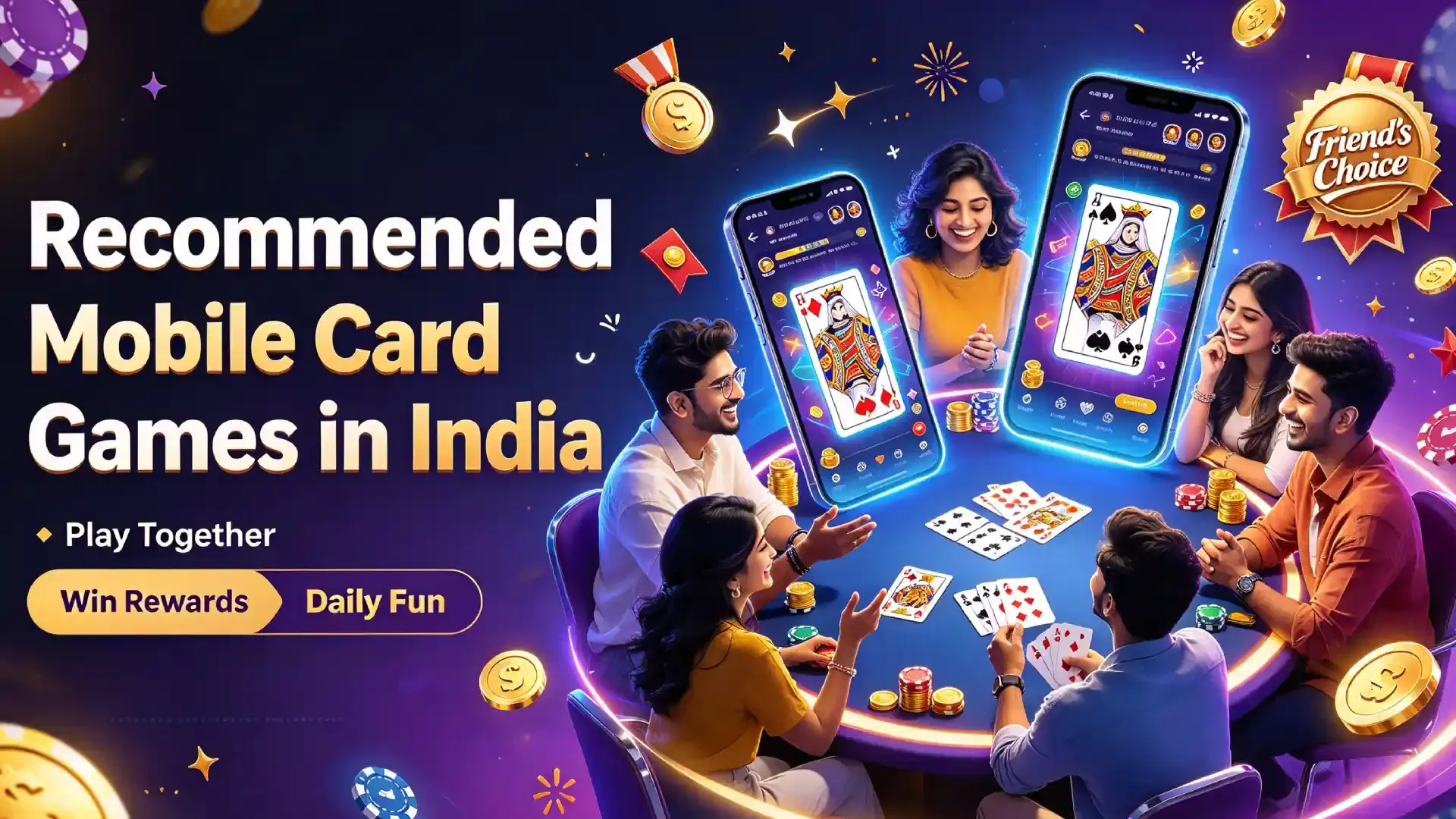 Recommended Mobile Card Games in India: Friend's Choice