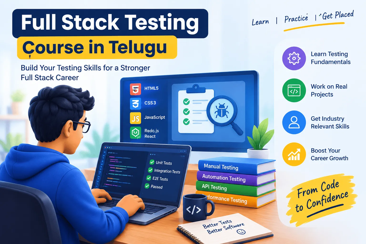 AI Powered Full Stack Testing Course in Telugu: How to Build an Automation Testing Framework