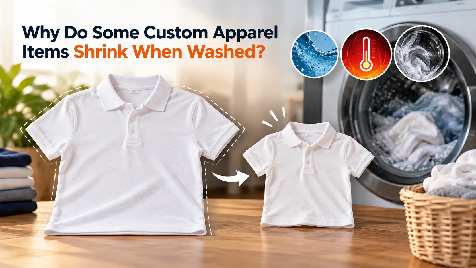 Why Do Some Custom Apparel Items Shrink When Washed?