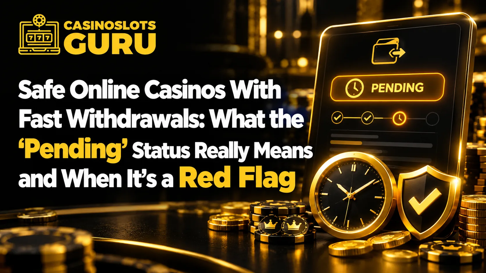 Safe Online Casinos With Fast Withdrawals: What the "Pending" Status Really Means and When It's a Red Flag