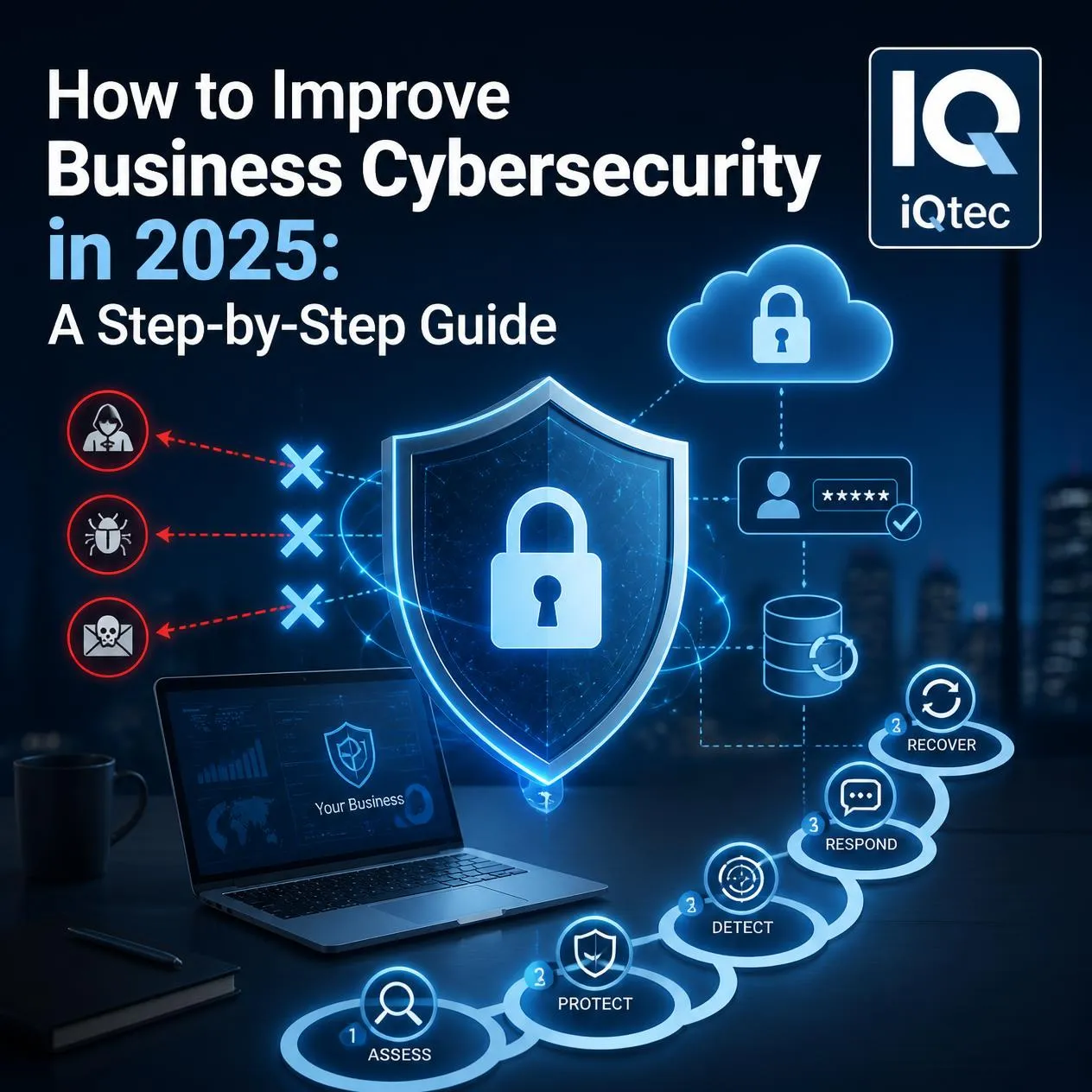 How to Improve Business Cybersecurity in 2026: A Step-by-Step Guide
