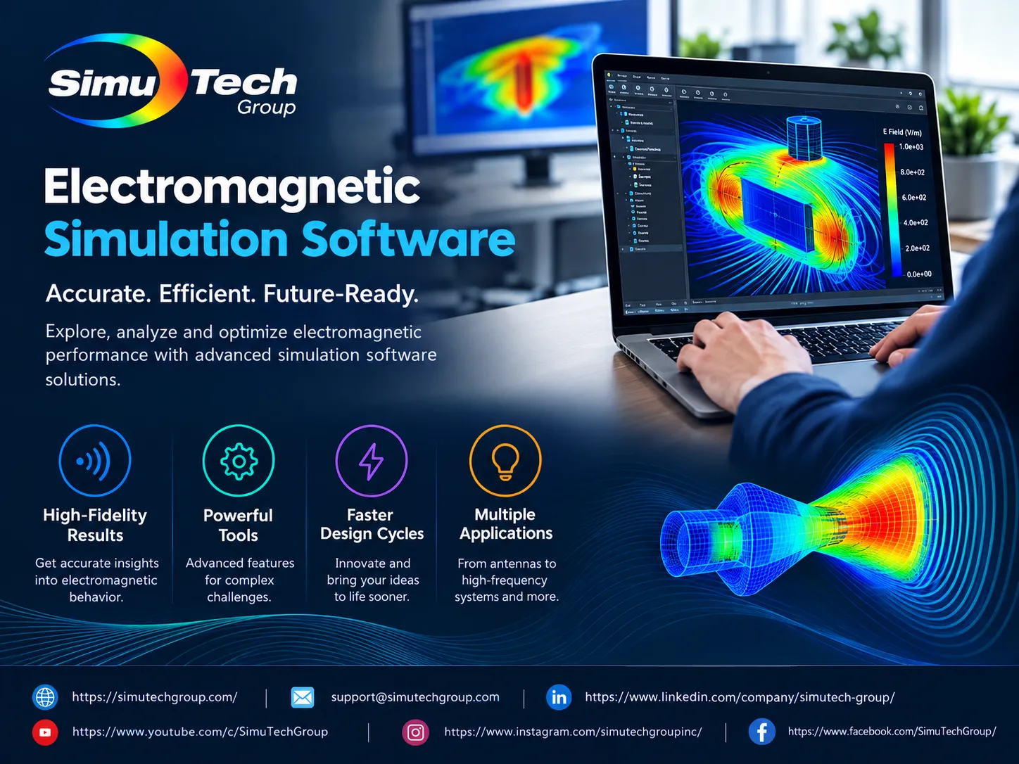 How Can Electromagnetic Simulation Software Improve Accuracy in Modern Engineering Design?