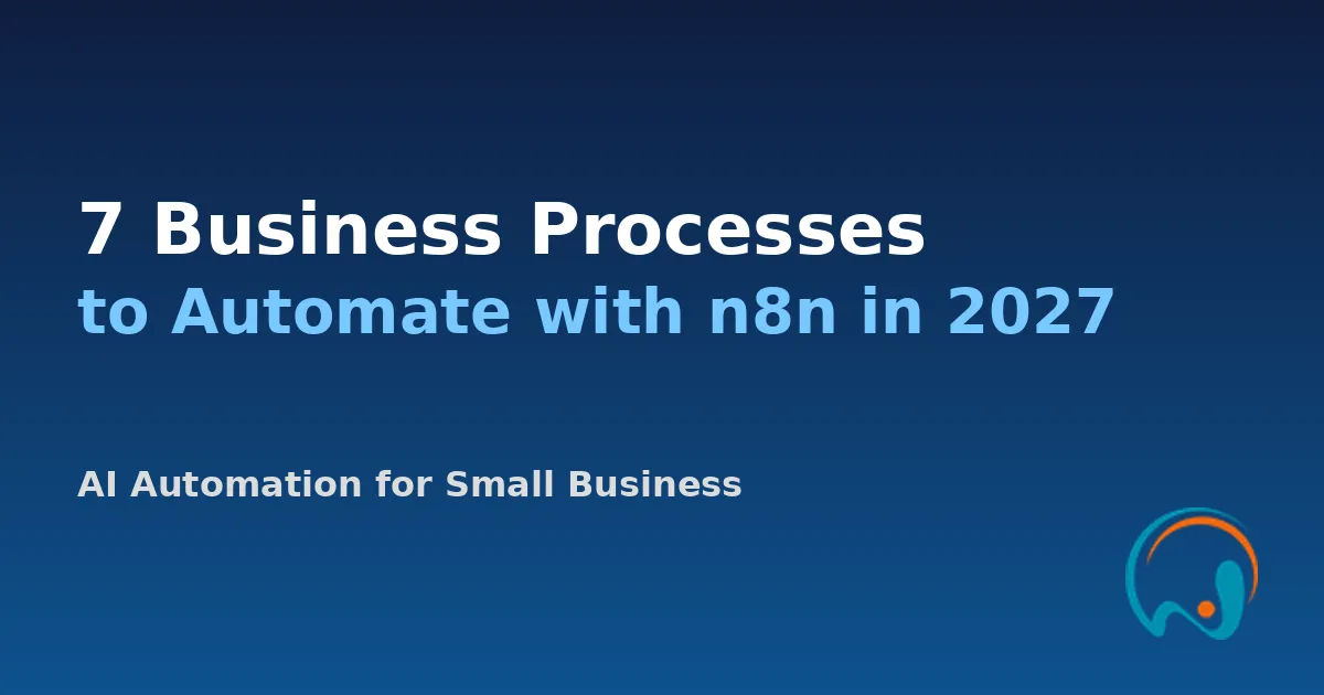 7 Business Processes You Should Automate with n8n in 2027