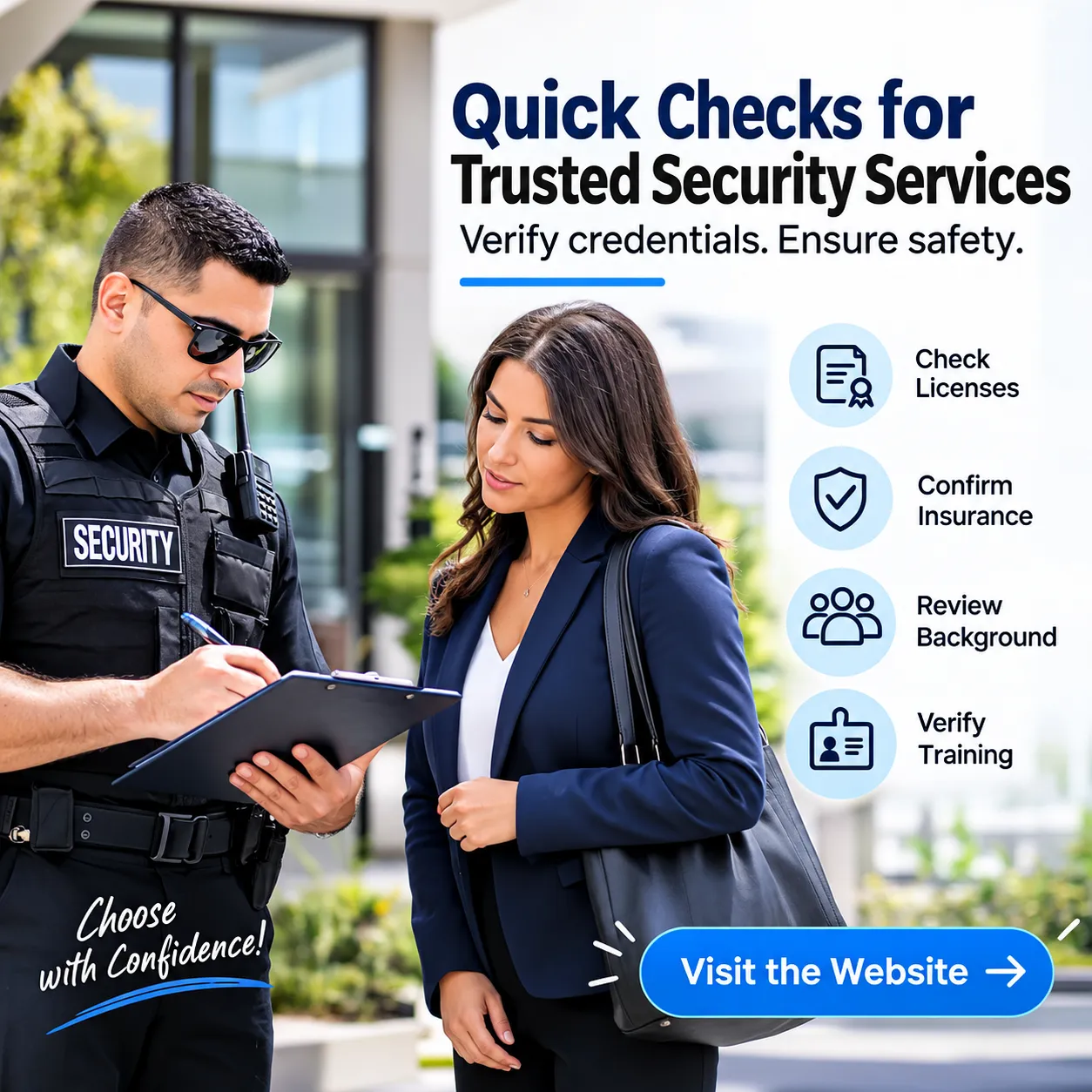 How Can Businesses Verify a Security Guard Company's Credentials in San Bernardino County?