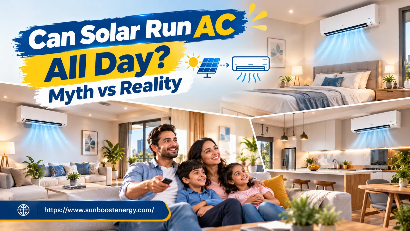 Can Solar Run AC All Day? Myth vs Reality