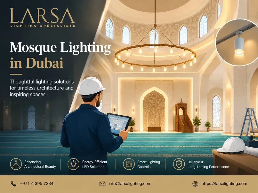 Smart Mosque Lighting in Dubai for Modern Religious Spaces