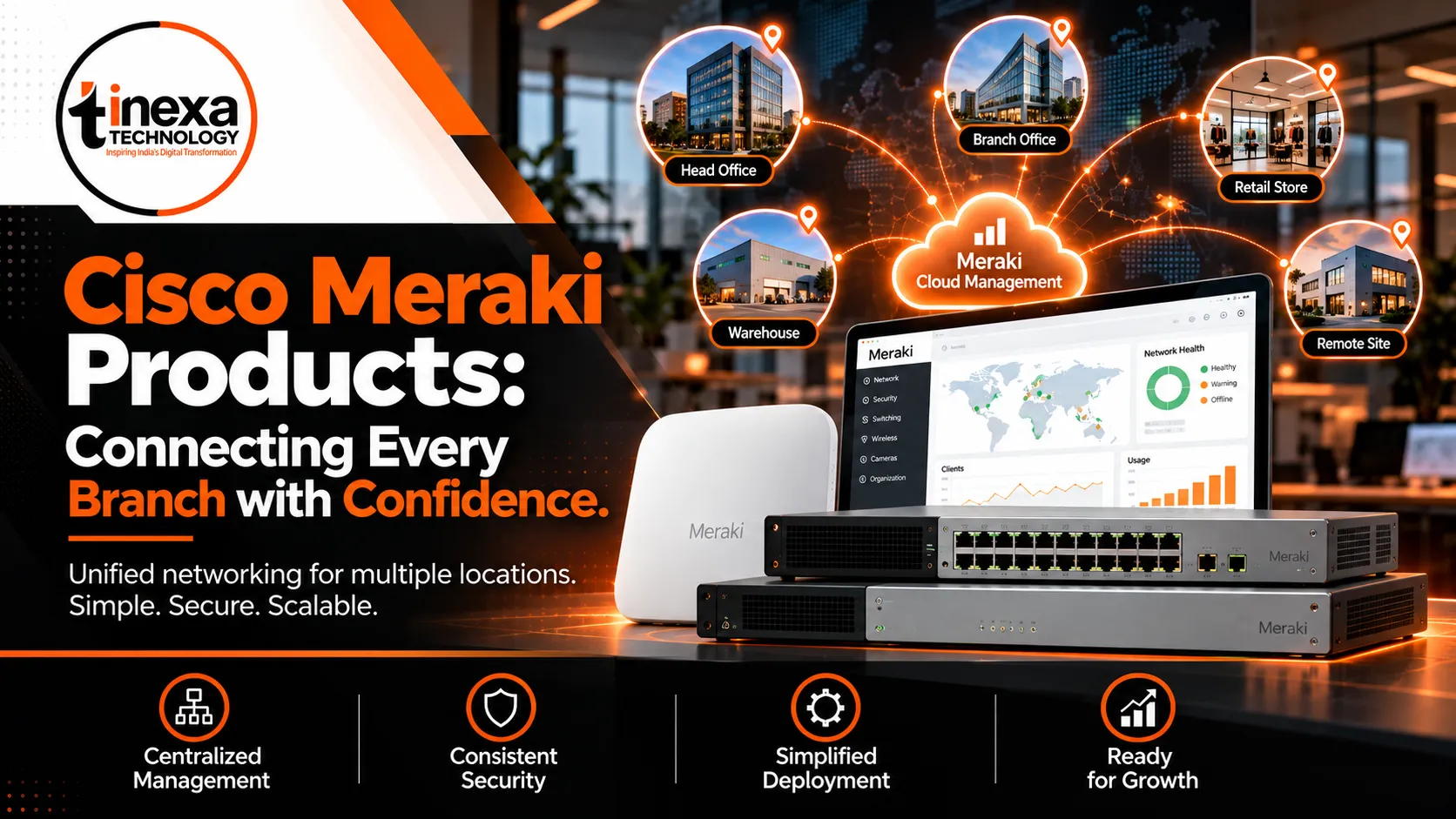 Cisco Meraki Products: Connecting Every Branch with Confidence