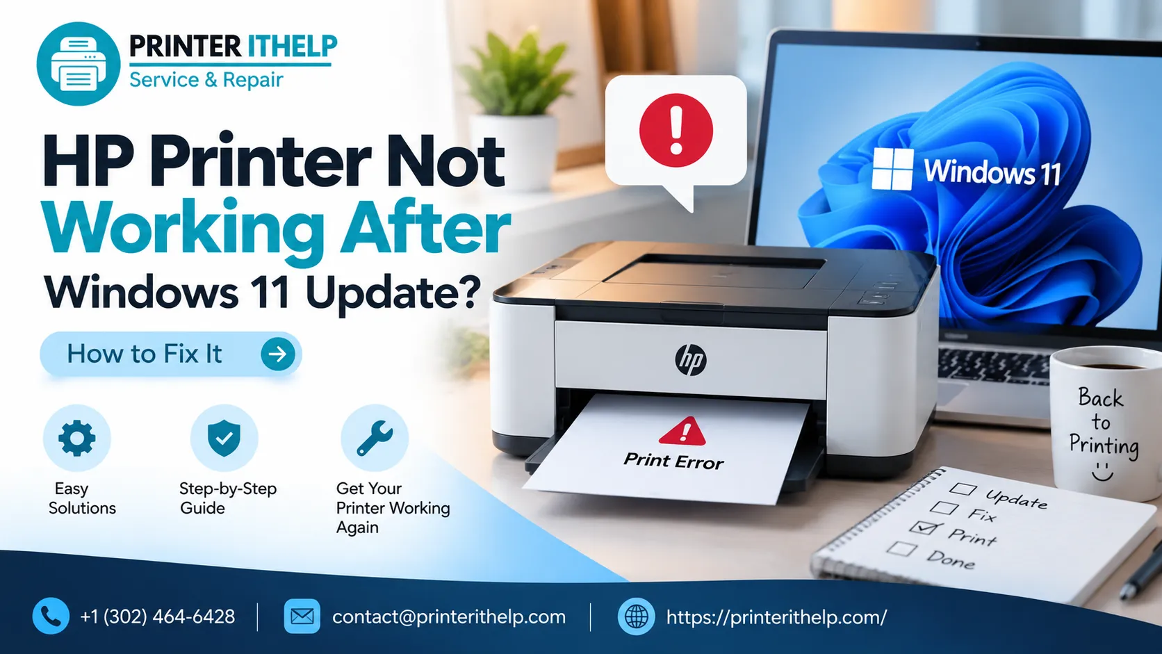 HP Printer Not Working After Windows 11 Update? How to Fix It