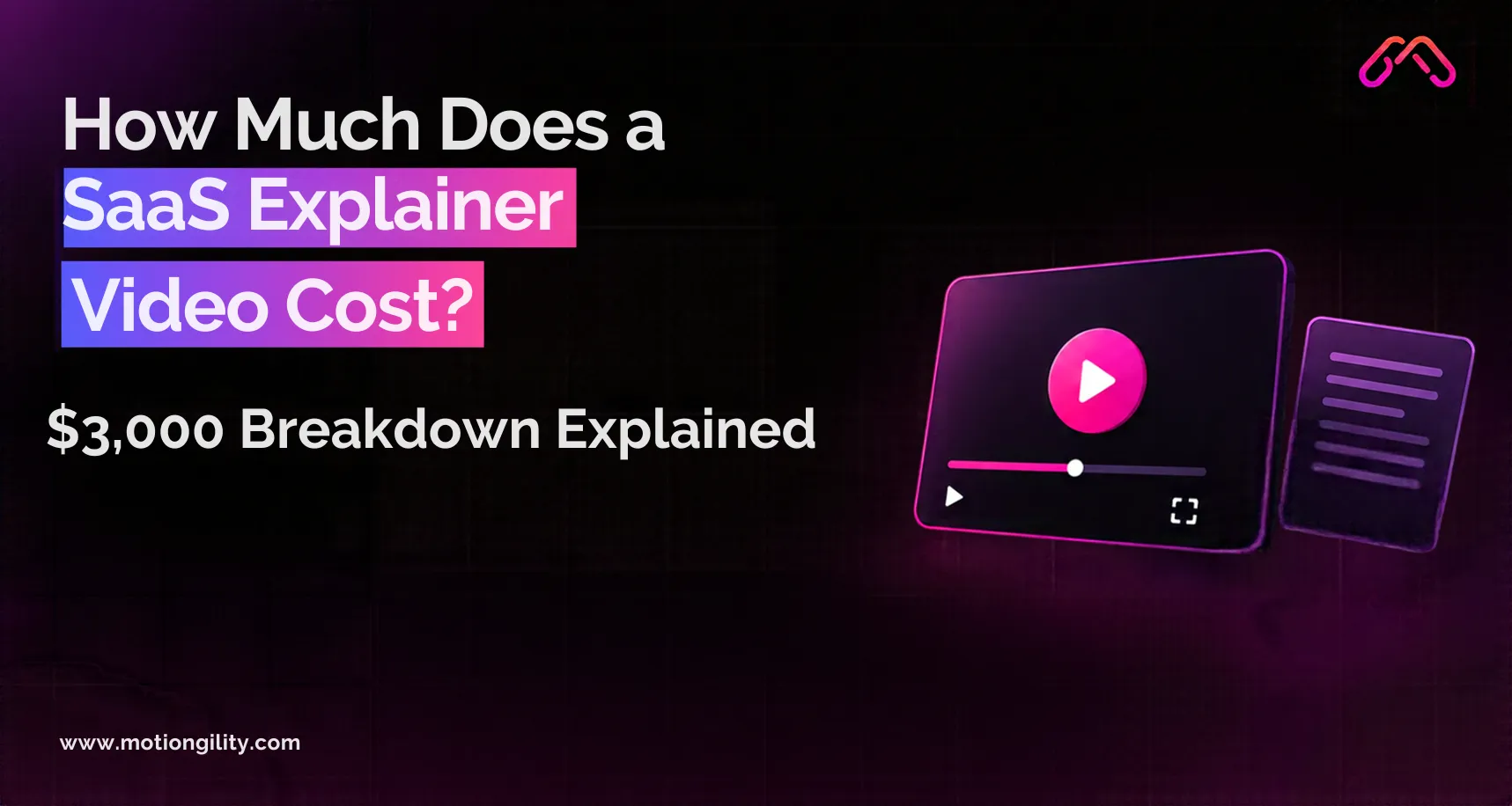 How Much Does a SaaS Explainer Video Cost? $3,000 Breakdown Explained