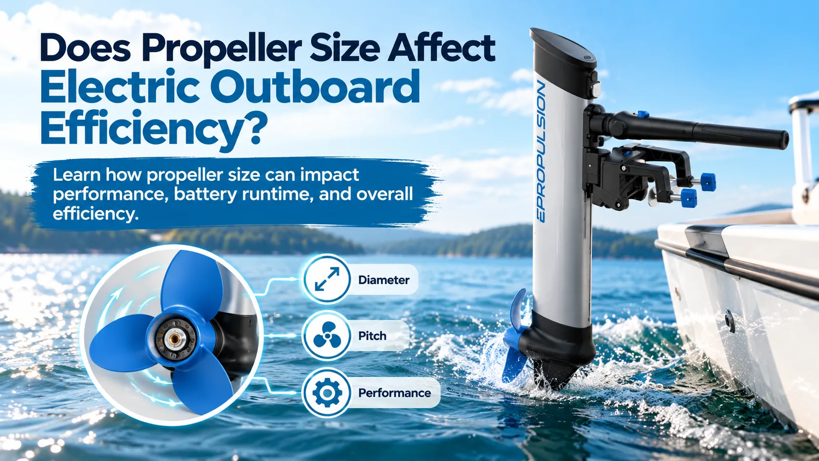 Does Propeller Size Affect Electric Outboard Efficiency?