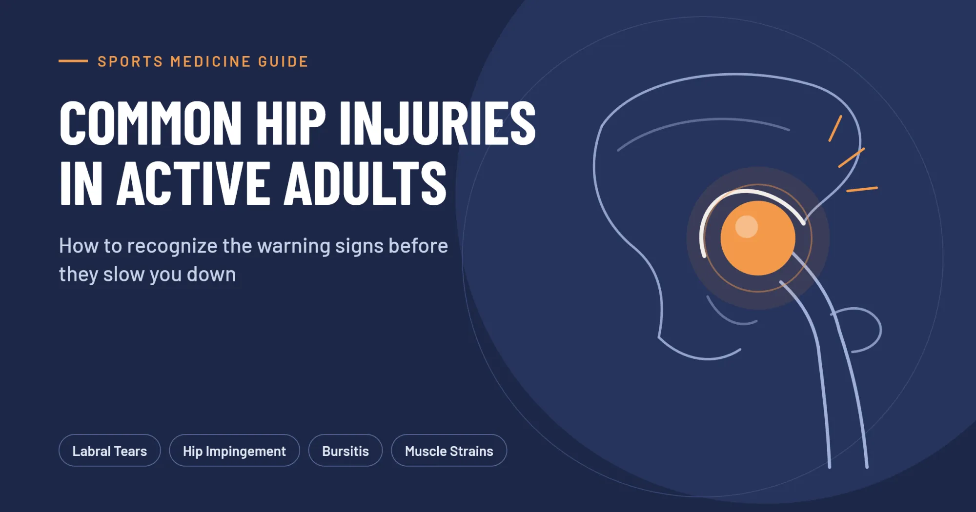 Common Hip Injuries in Active Adults and How to Recognize Them