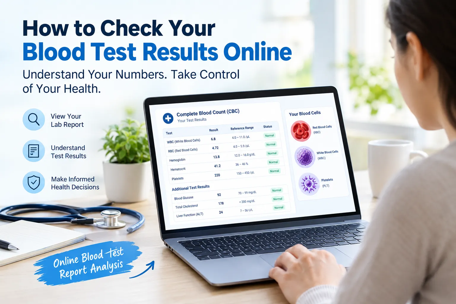 How to Check Your Blood Test Results Online: a Simple Guide