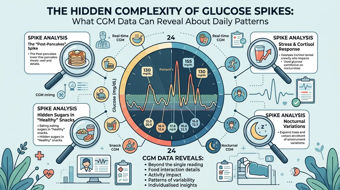 The Hidden Complexity of Glucose Spikes: What CGM Data Can Reveal About Daily Patterns