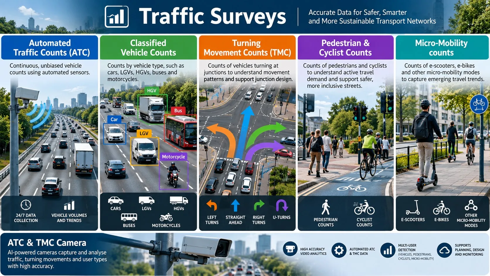 Traffic Surveys for New Roads and Infrastructure Projects in UAE