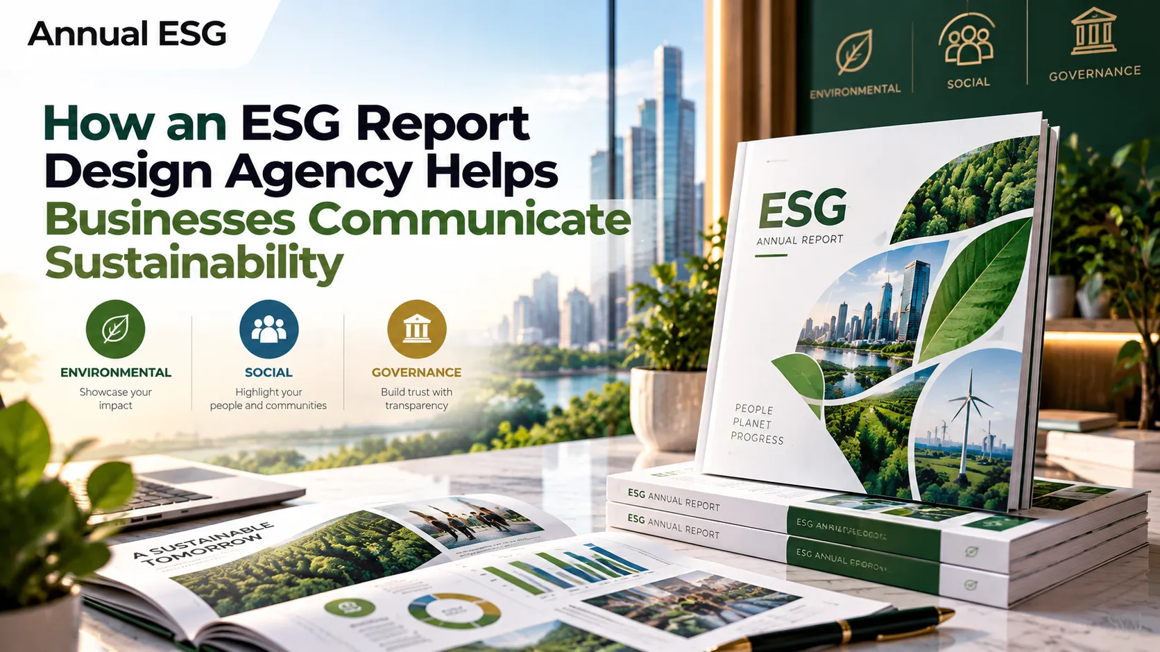 How an ESG Report Design Agency Helps Businesses Communicate Sustainability