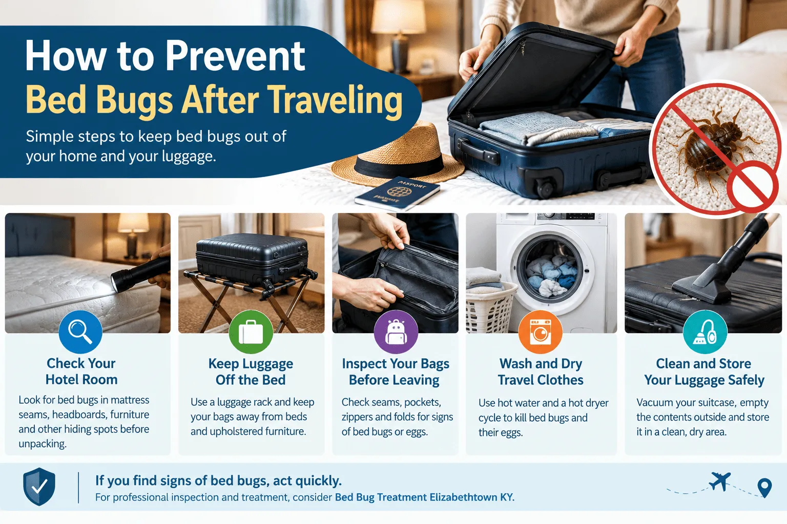 How to Prevent Bed Bugs After Traveling