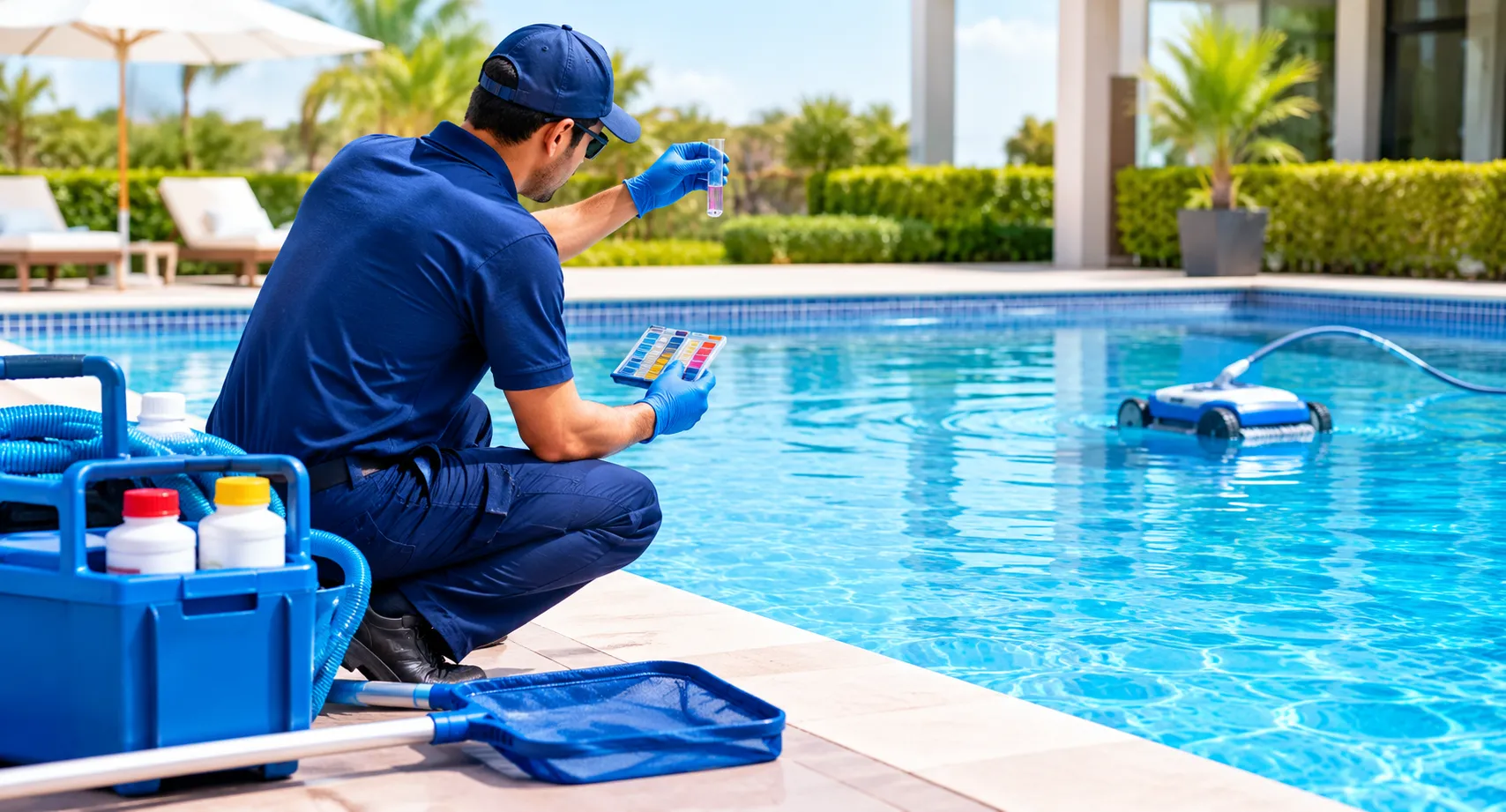 How Swimming Pool Maintenance Companies in Dubai Keep Pool Water Clear