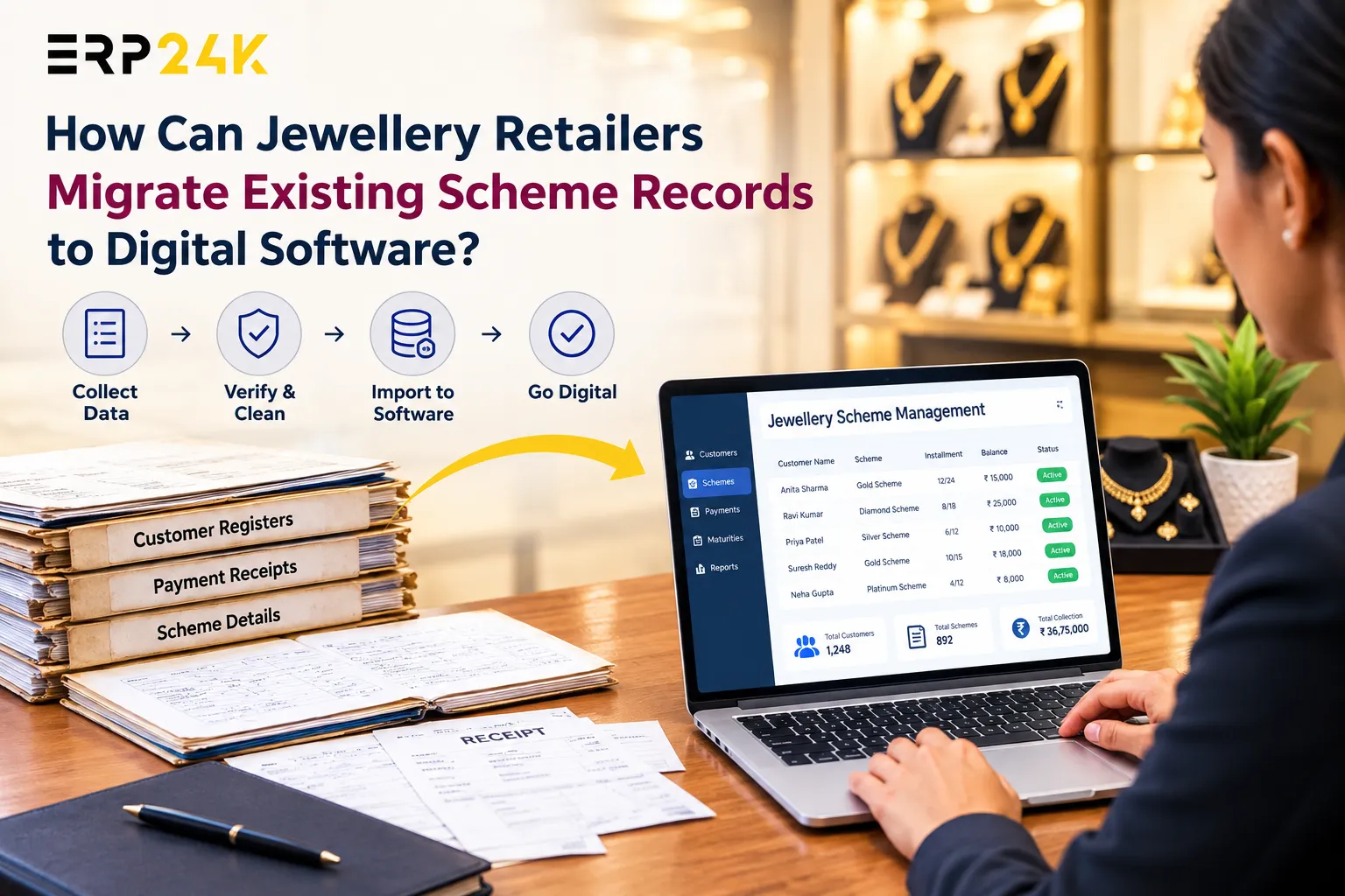 How Can Jewellers Digitize Existing Scheme Records?