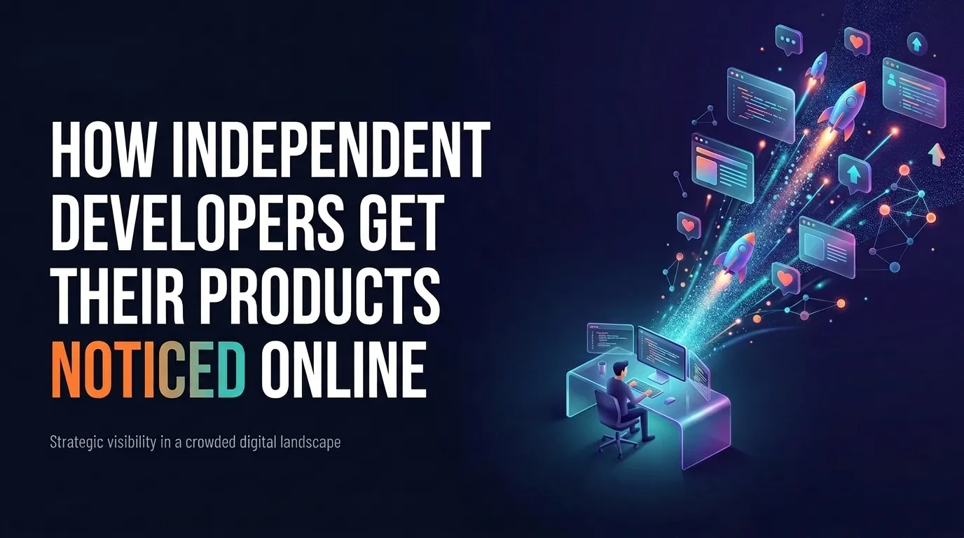 How Independent Developers Get Their Products Noticed Online