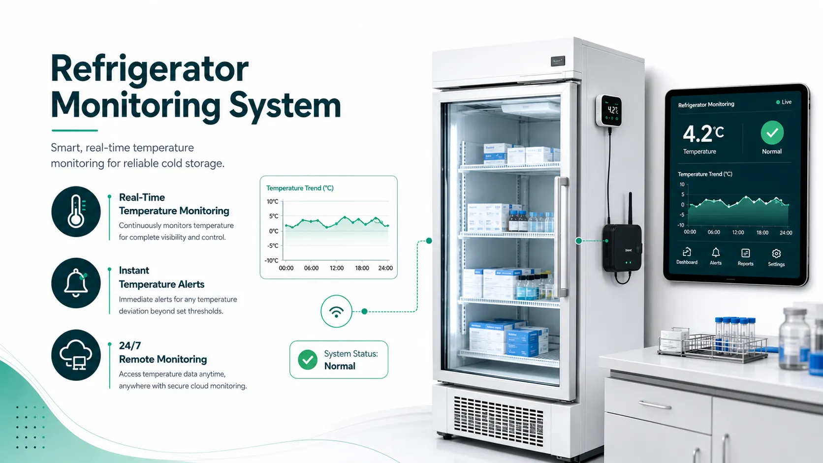 Refrigerator Monitoring System in KSA: Ensuring Reliable Temperature Control and Cold Chain Safety