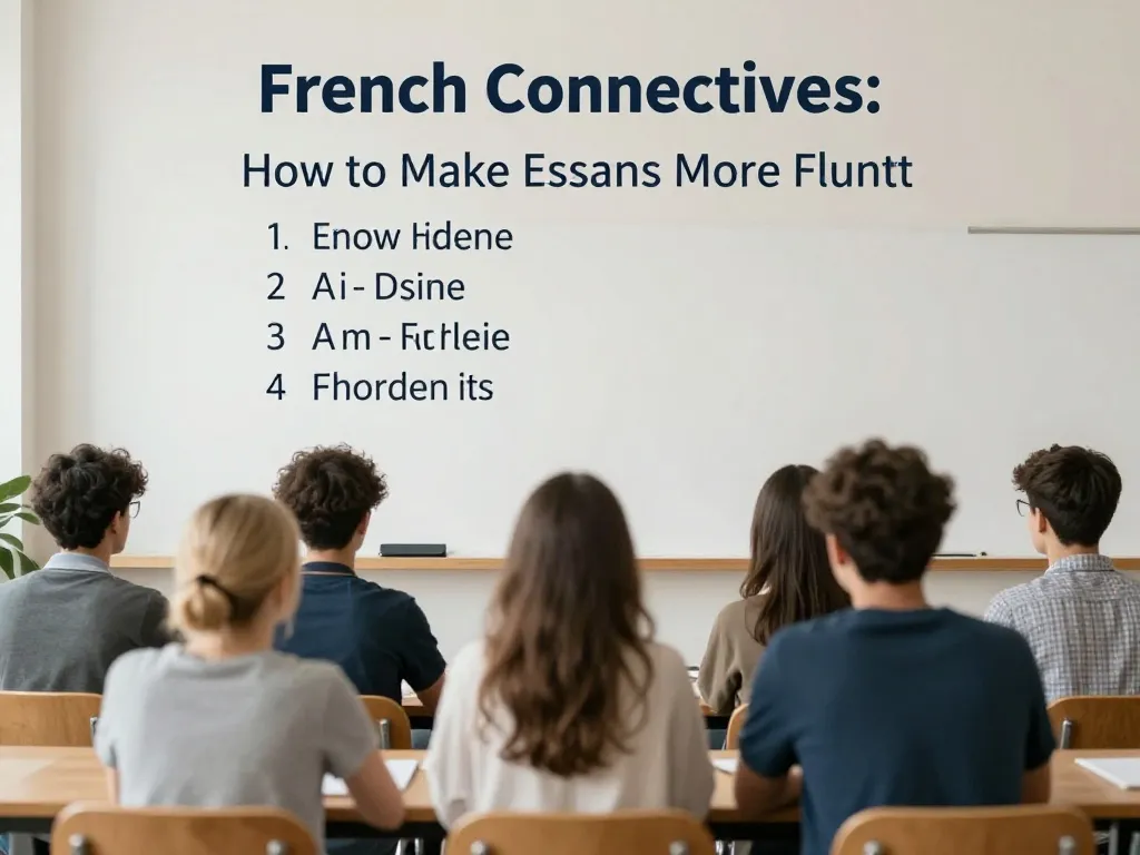 French Connectives: How to Make Essays More Fluent
